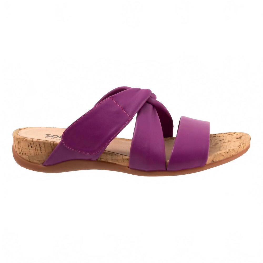 NEW SOFTWALK women's tallulah sandals in magenta